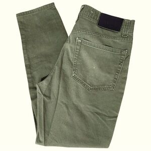 Standard Cloth Men’s Size 32 x 30 Army Olive Green Cotton Blend Pants Jeans